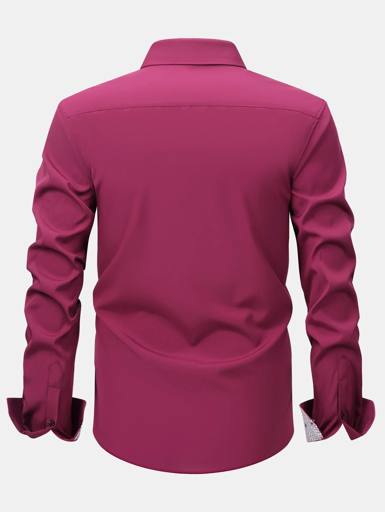 Konrad® | Long Sleeve Contrast Button Up Dress Shirt - Image 8