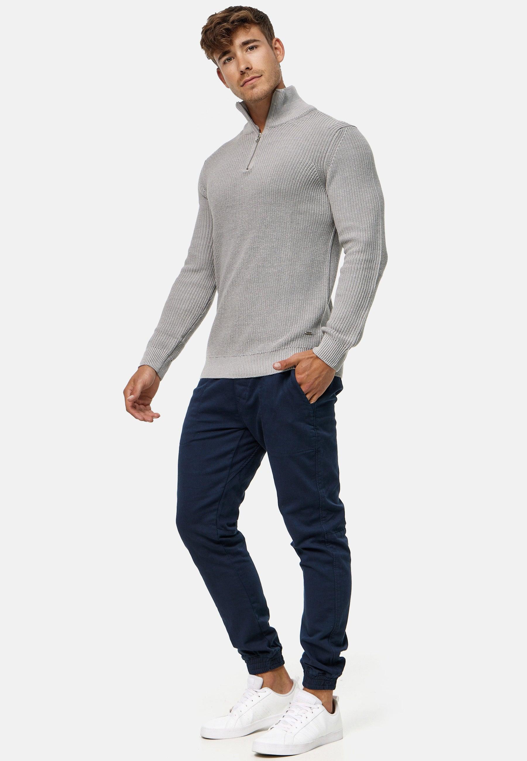 Kurt® | Stylish Sweatshirt With Quarter Zip Fastening