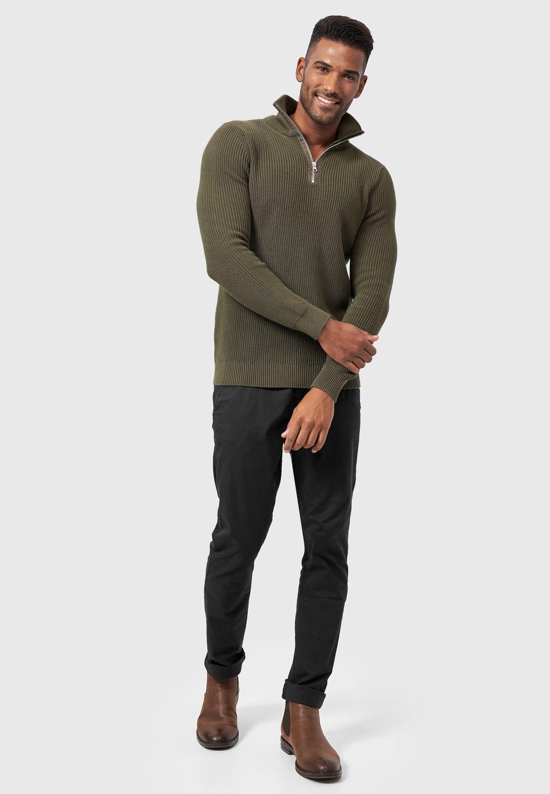 Kurt® | Stylish Sweatshirt With Quarter Zip Fastening - Image 11