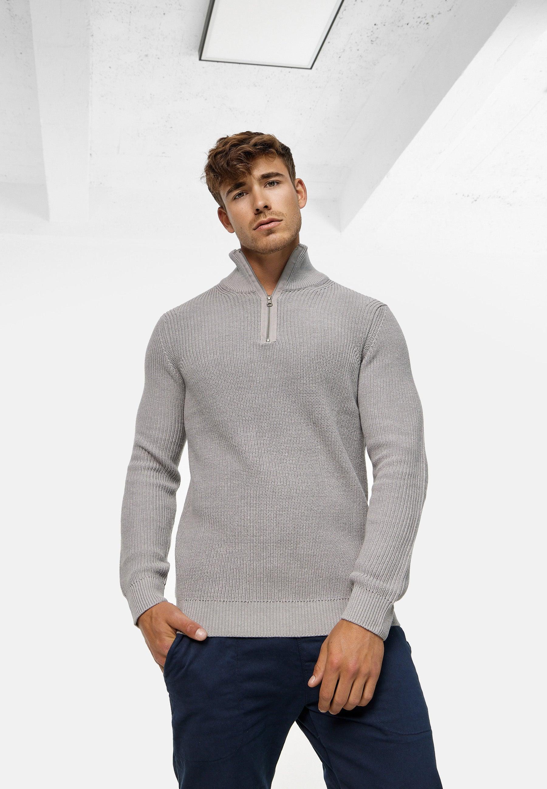 Kurt® | Stylish Sweatshirt With Quarter Zip Fastening - Image 19
