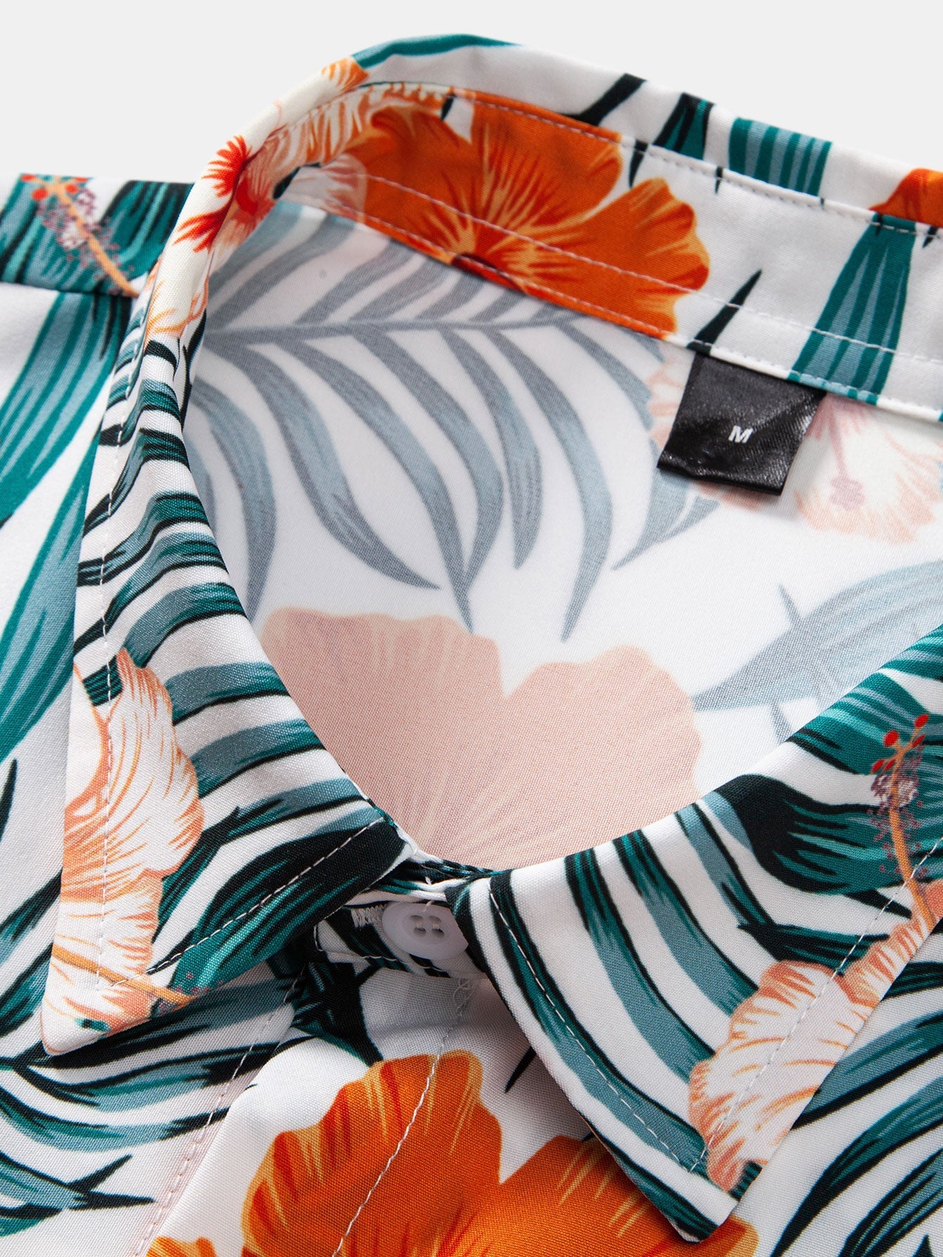 Kyle® | Tropical Flowers Print Button Up Shirt & Drawstring Swim Shorts - Image 7