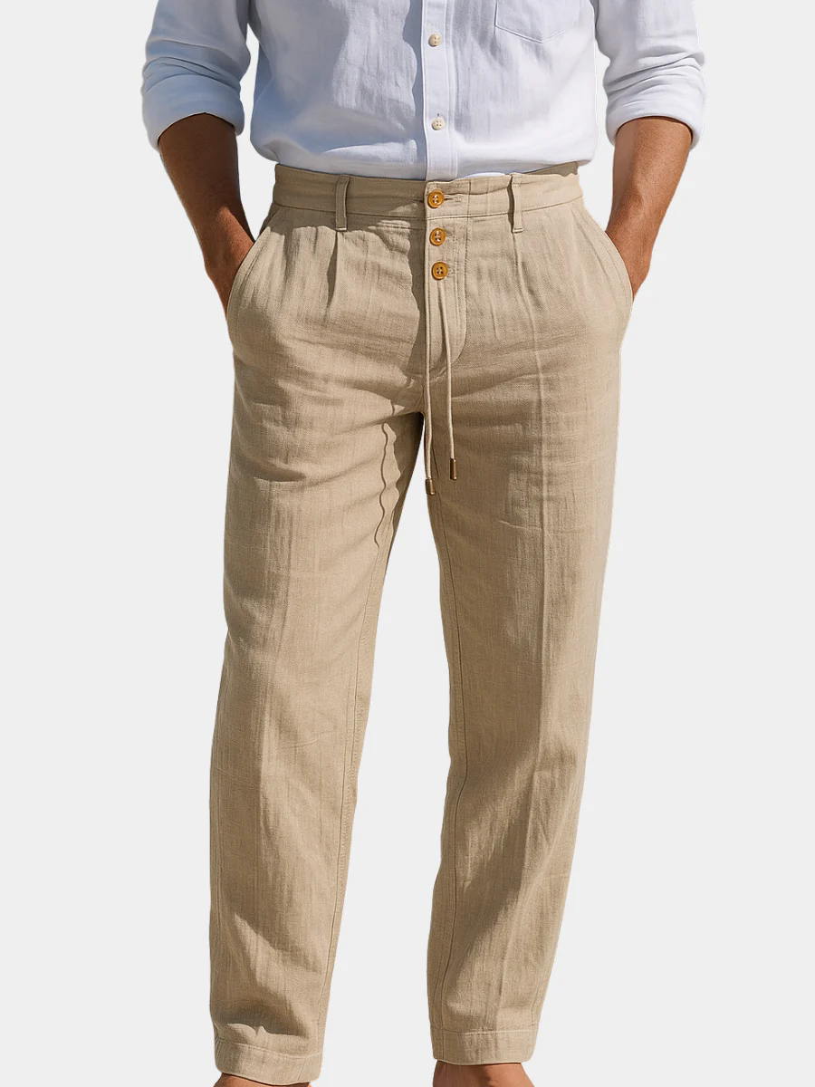 Kyle | LIGHTWEIGHT LINEN SUMMER PANTS