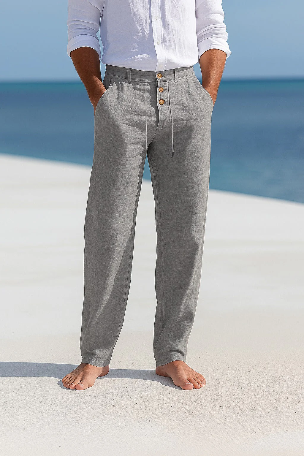Kyle | LIGHTWEIGHT LINEN SUMMER PANTS - Image 4