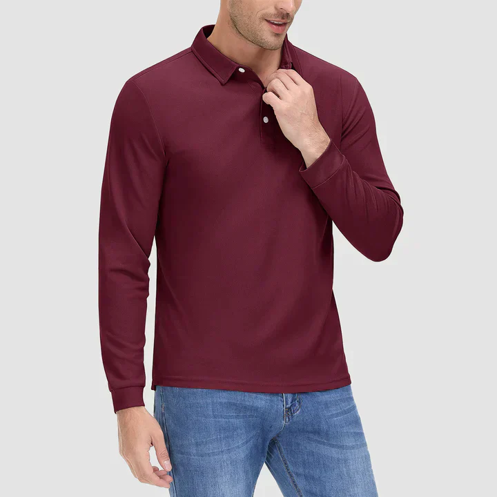 Lake® | Long Sleeve Polo Shirt - Image 8