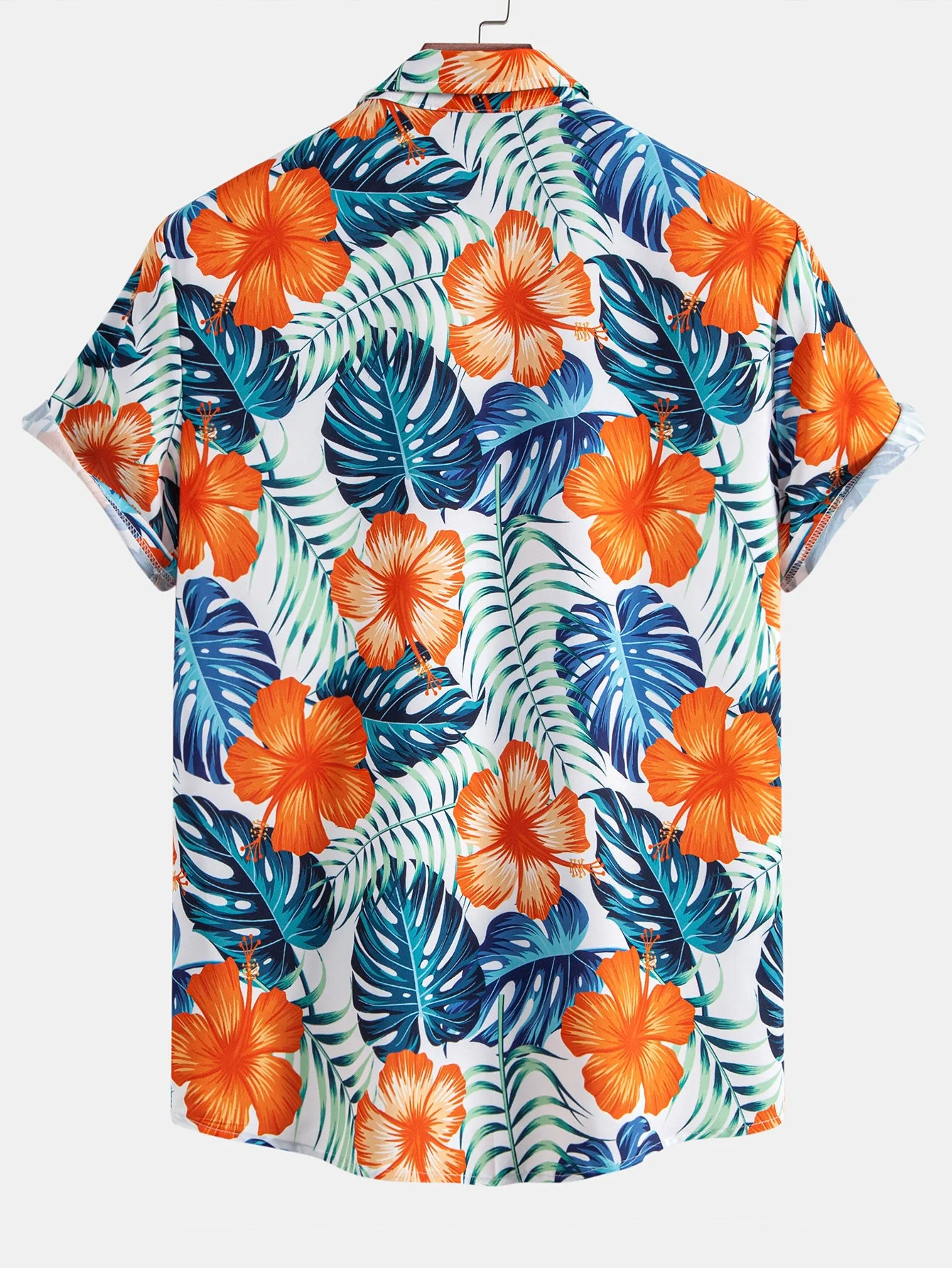 Lane® | Tropical Flowers Print Button Up Shirt - Image 3