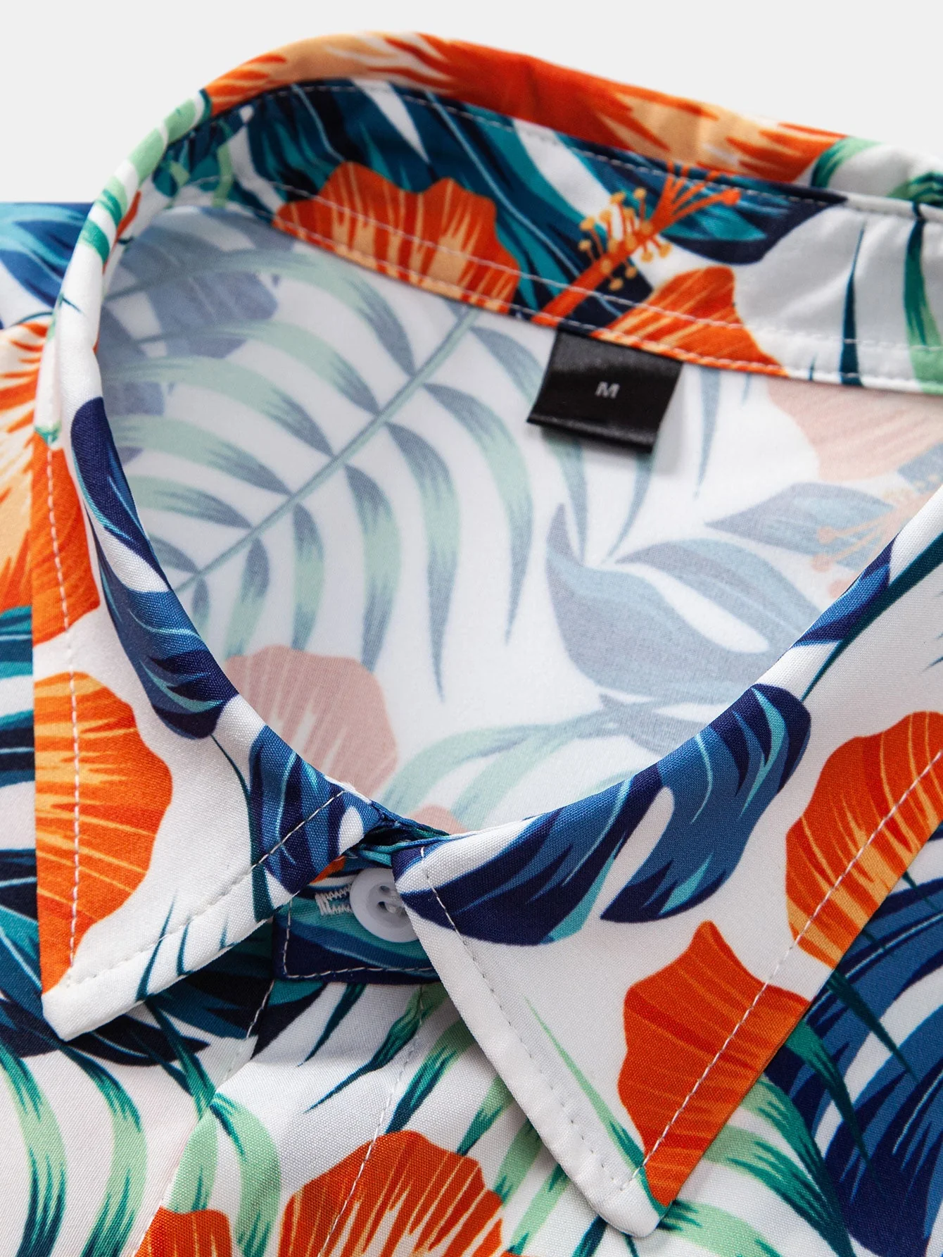 Lane® | Tropical Flowers Print Button Up Shirt - Image 5