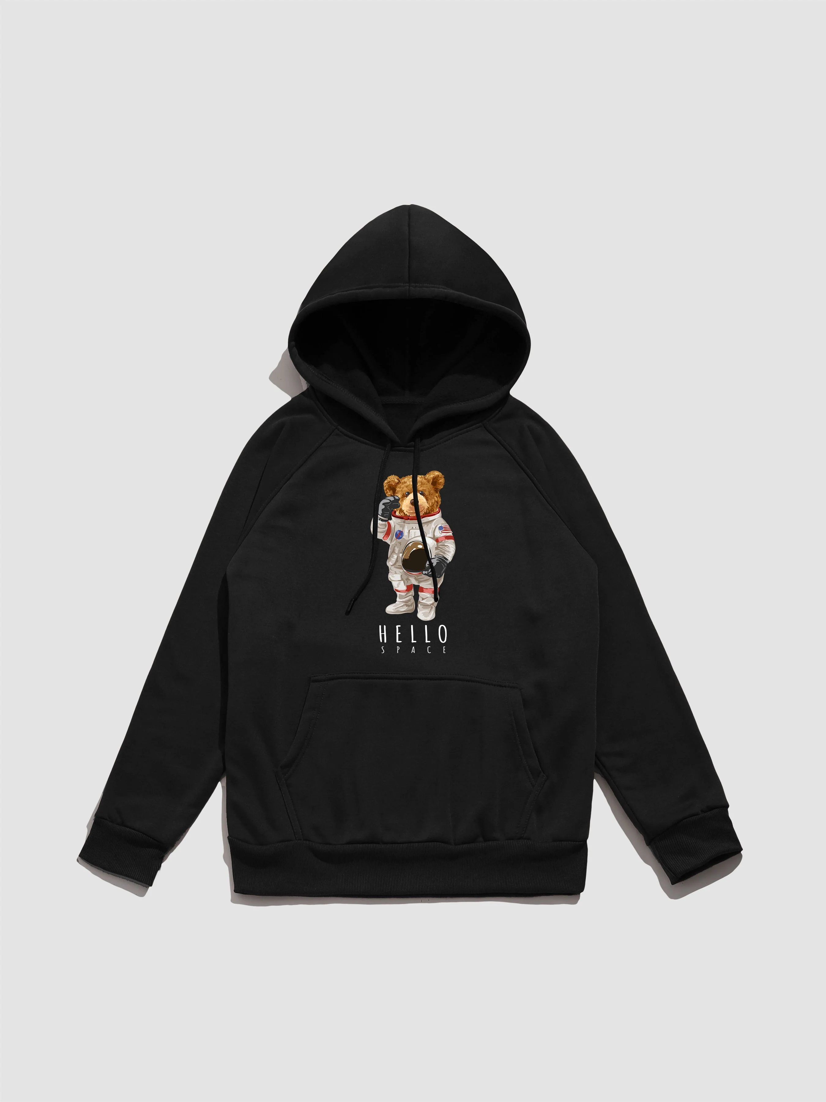 Langston | Astronaut Bear Print Hoodie - Image 5