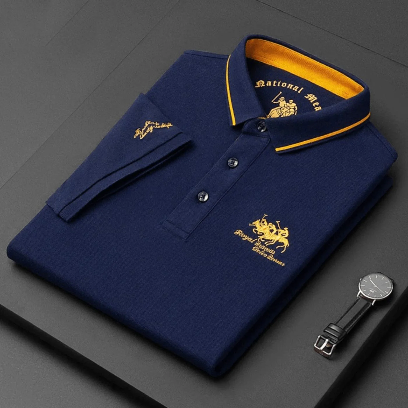 Larry | MEN'S LUXURY POLO SHIRT - Image 2