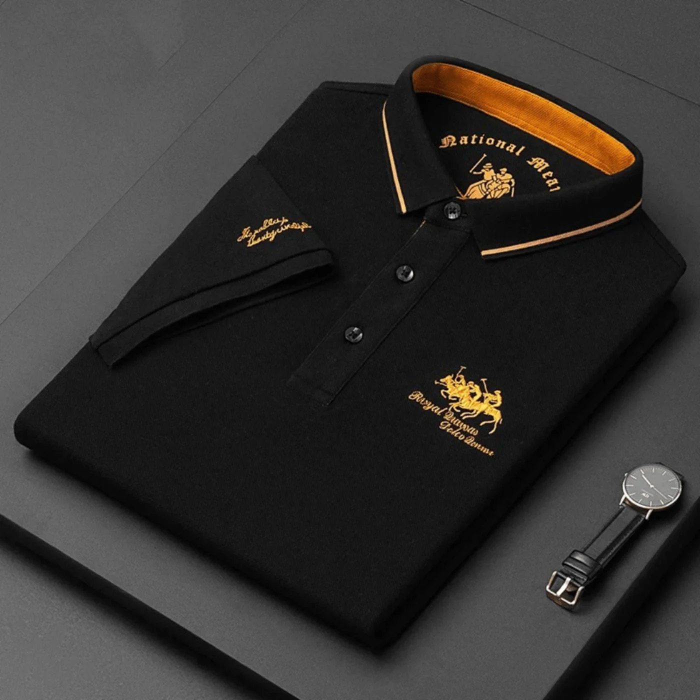 Larry | MEN'S LUXURY POLO SHIRT - Image 3