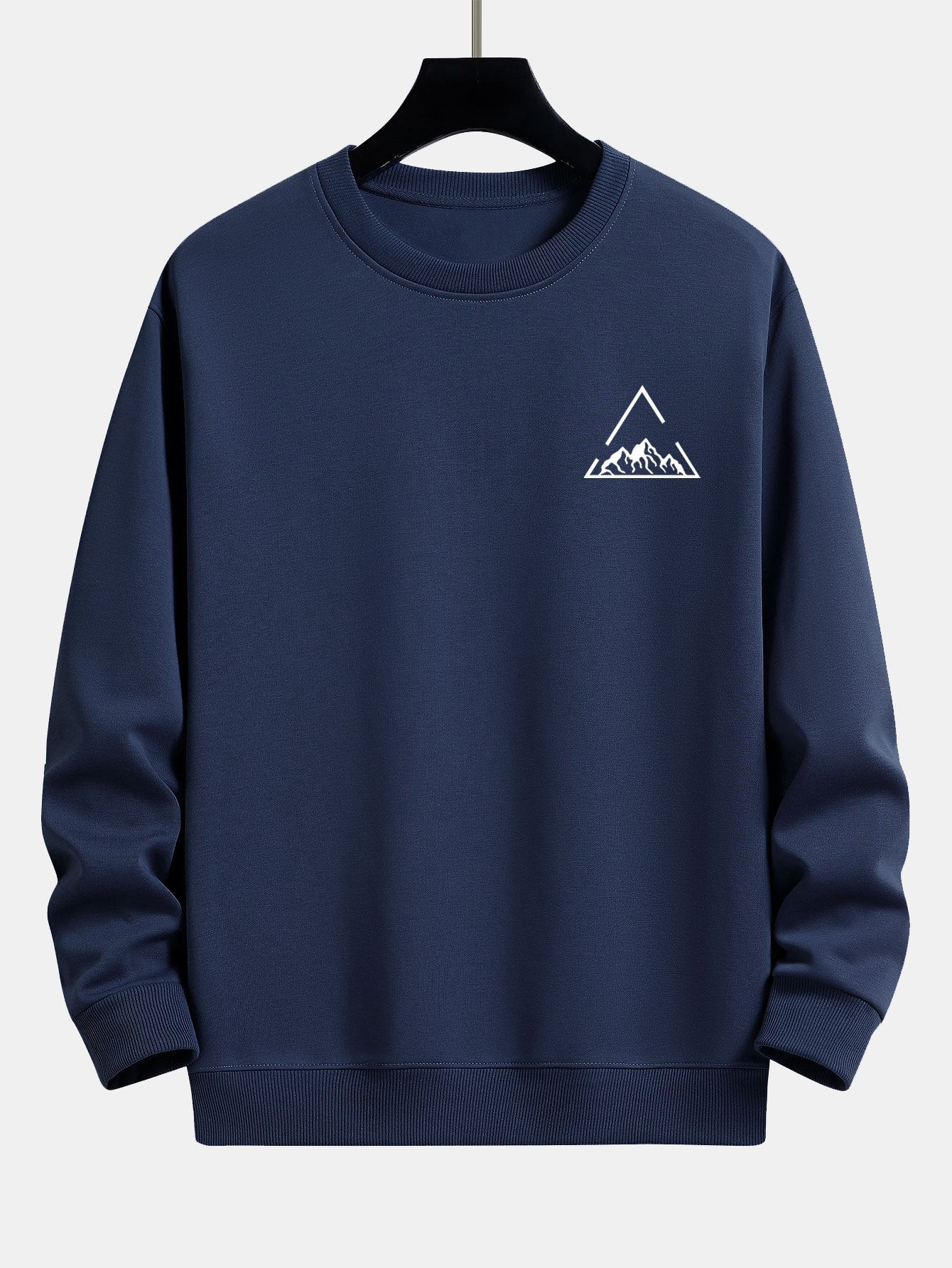 Lars® | Triangle Mountain Print Relax Fit Sweatshirt - Image 6