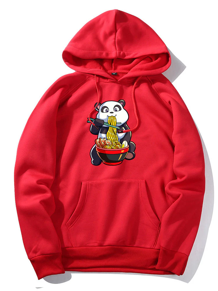 Lars | Panda Eating Ramen Print Hoodie - Image 12