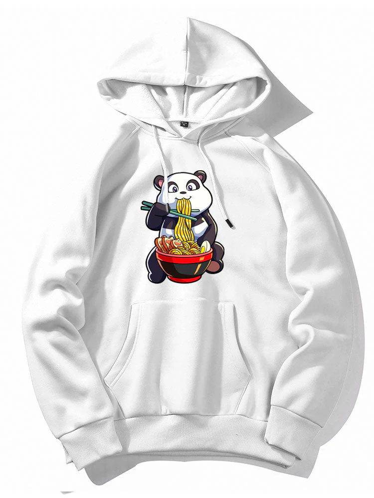 Lars | Panda Eating Ramen Print Hoodie - Image 7