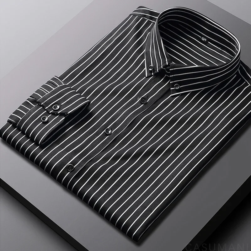 Latham | Men's Striped Casual Shirt - Image 9