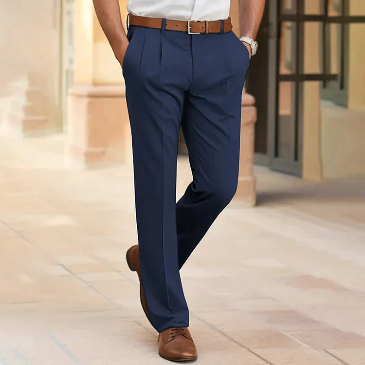 Laurencio® | Casual Business Suit Trousers For Men With Pockets