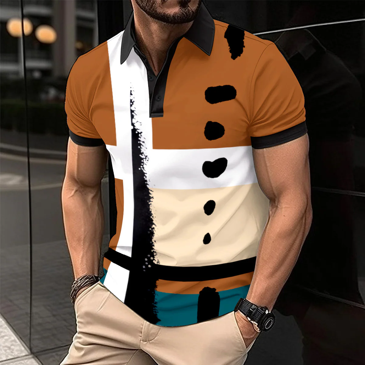 Lazarus® | Gestreiftes Polo Shirt - Image 3
