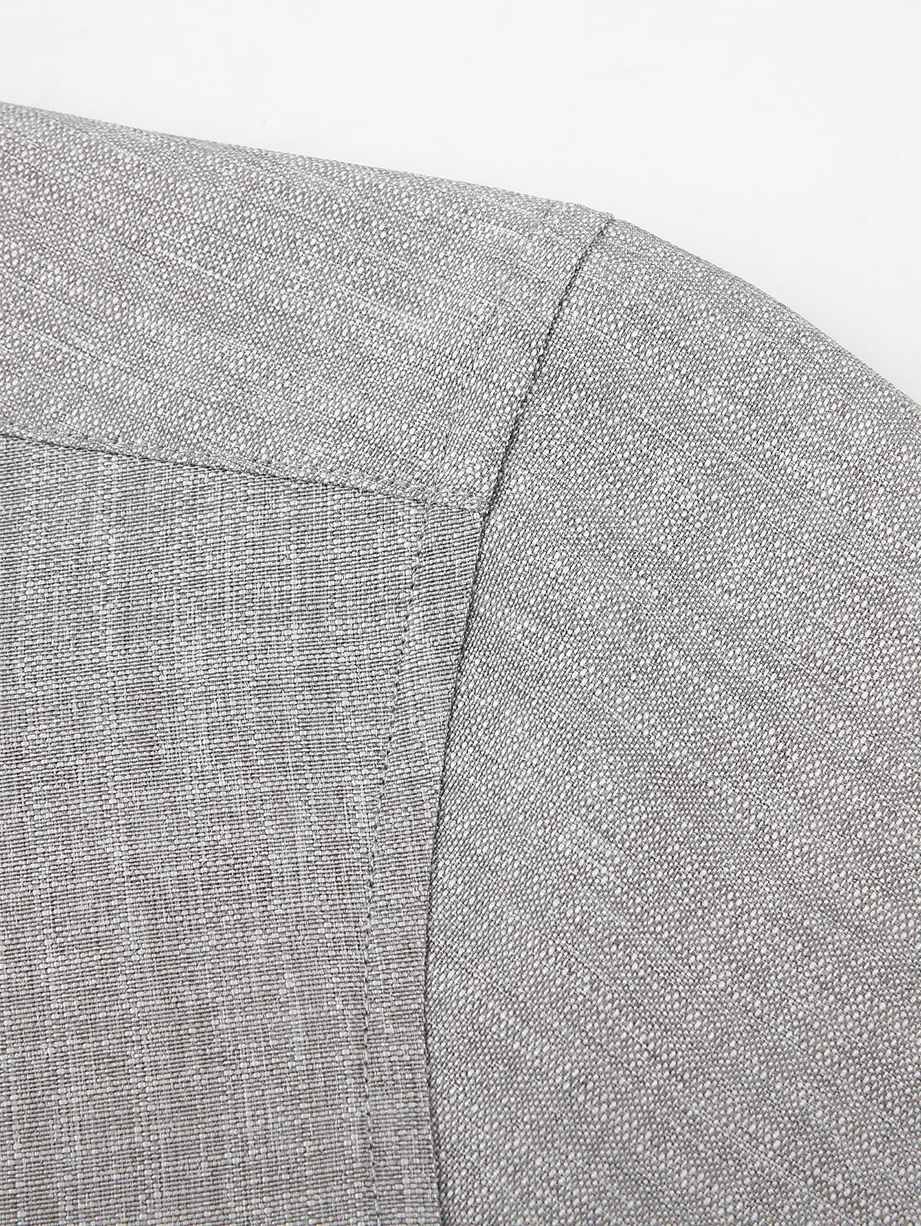 Leandro® | Long Sleeve Textured Stand Collar Shirt - Image 7
