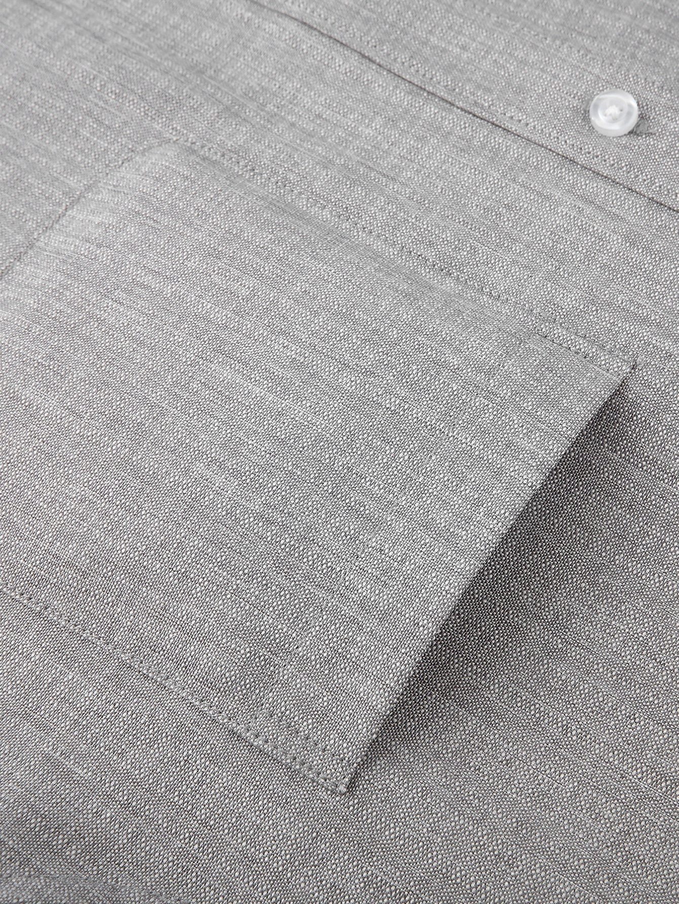 Leandro® | Long Sleeve Textured Stand Collar Shirt - Image 8