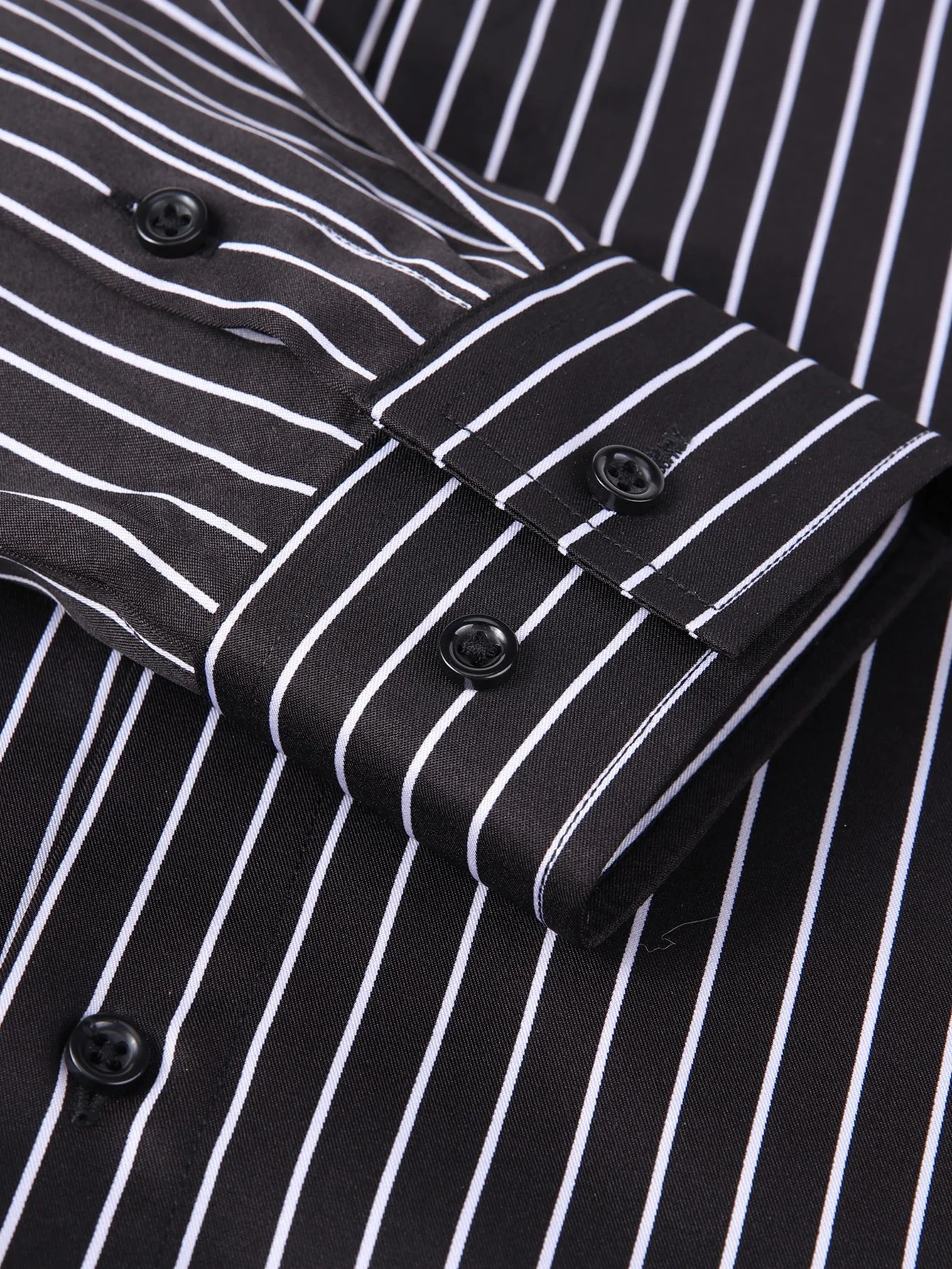 Leif® | Long Sleeve Stripe Button Up Shirt - Image 3