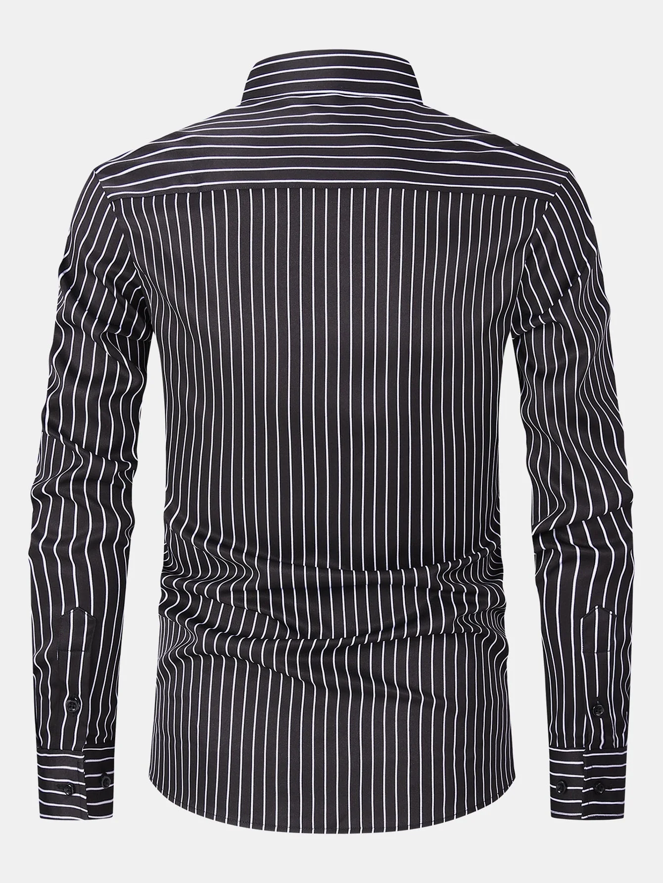 Leif® | Long Sleeve Stripe Button Up Shirt - Image 8