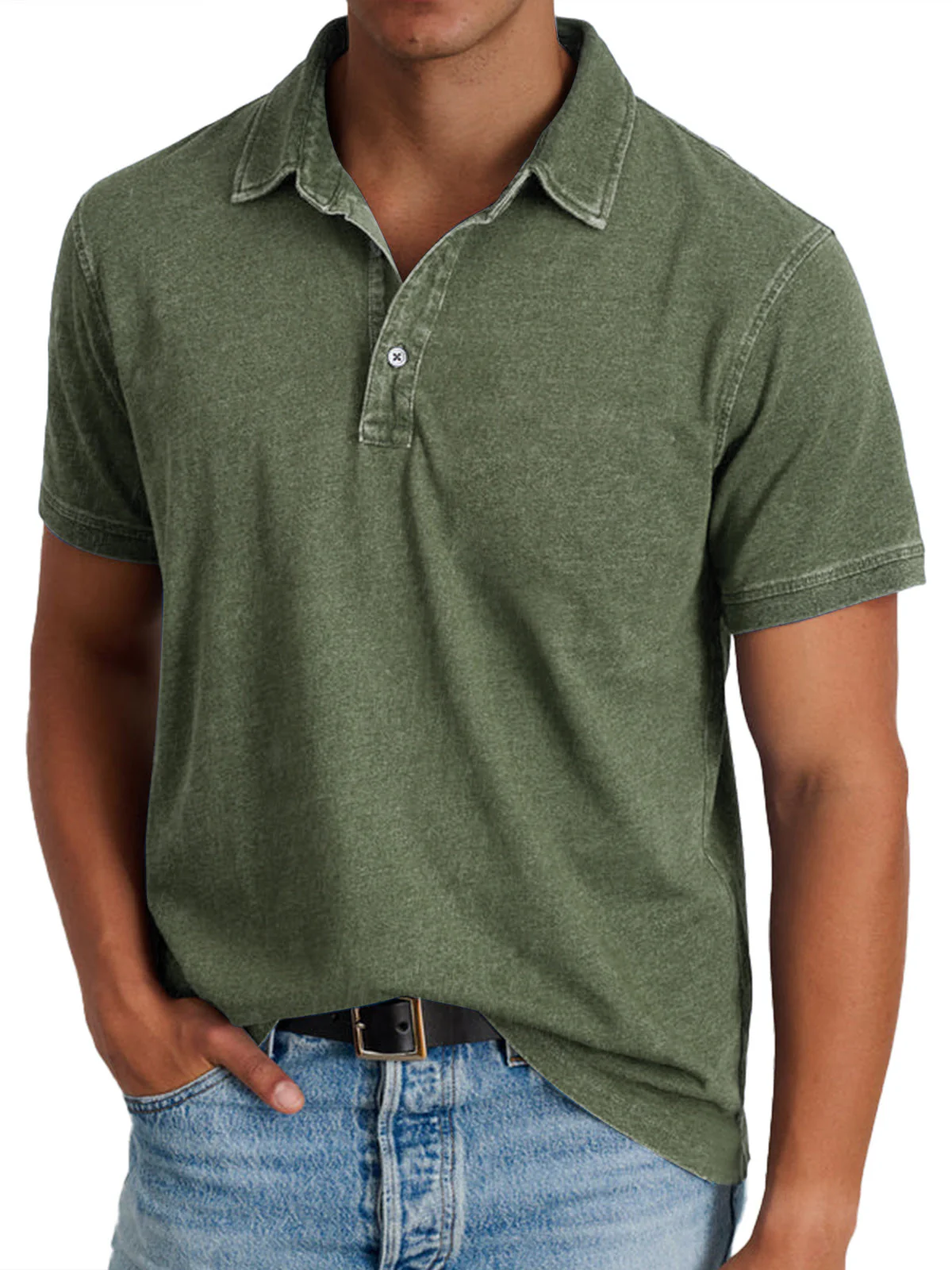 Lenoir™ - Men's Collared Polo Shirt - Image 8