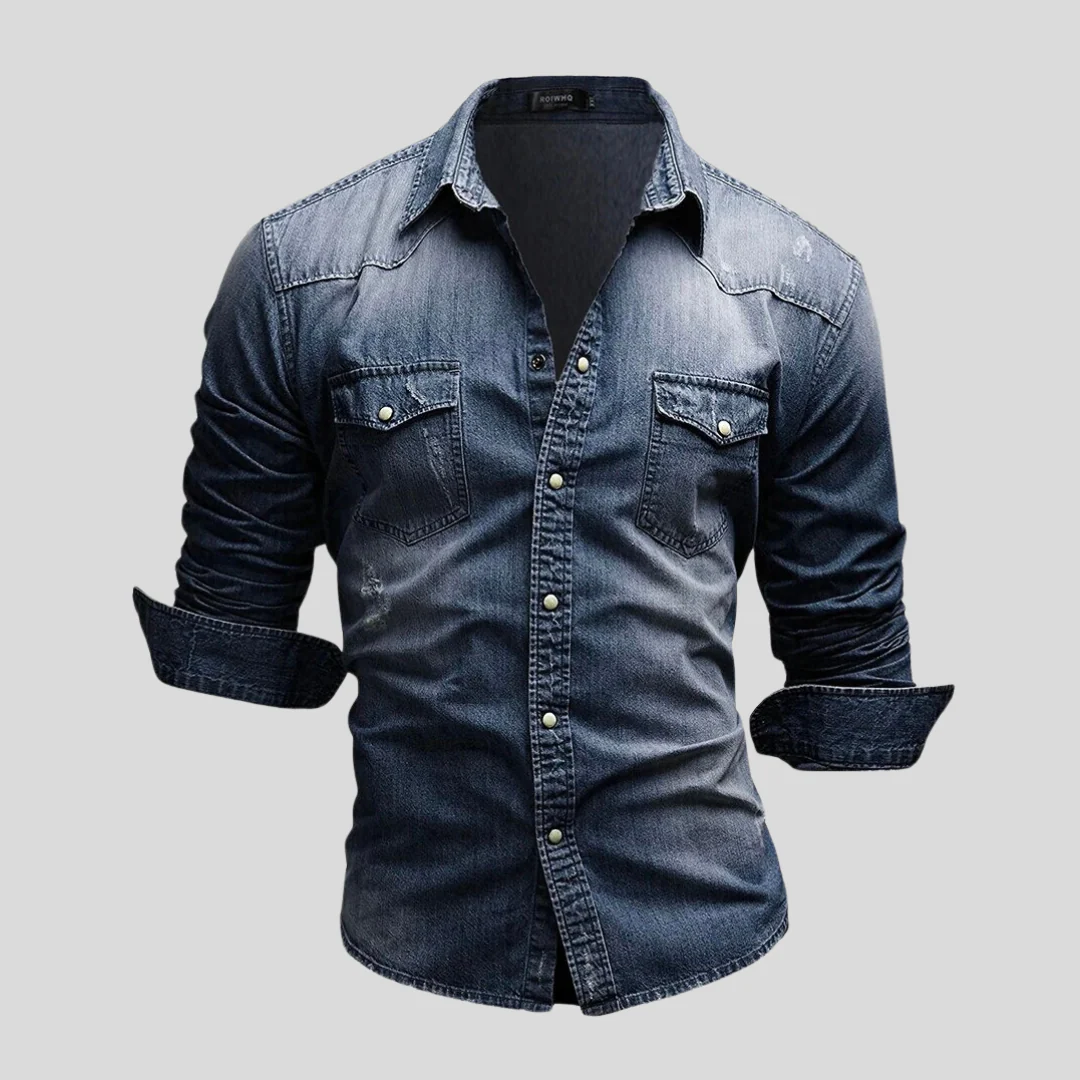 Lenoir™ - Modern Denim Shirt - Image 6
