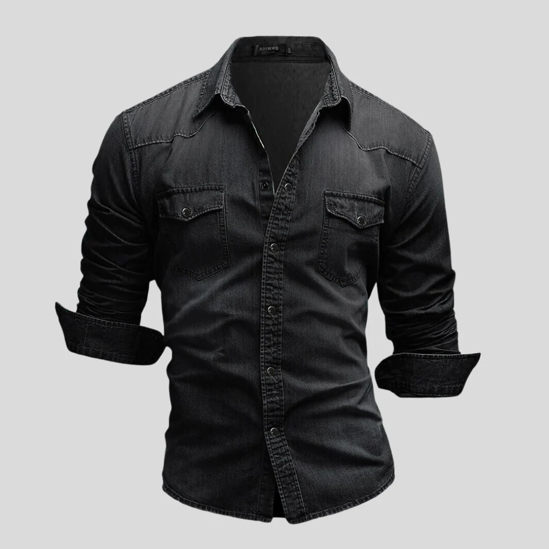Lenoir™ - Modern Denim Shirt - Image 7