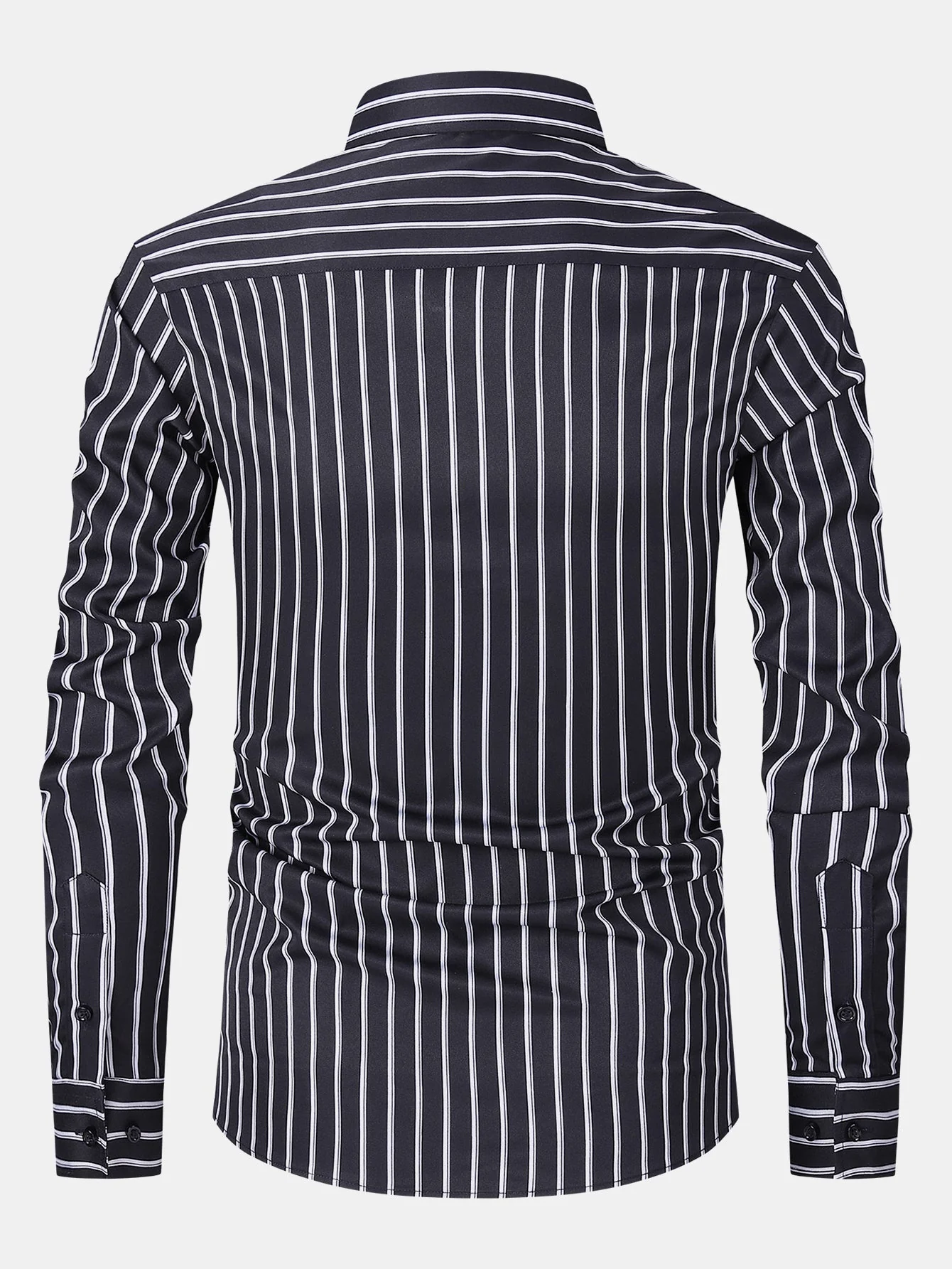 Lenox® | Long Sleeve Stripe Button Up Shirt - Image 2