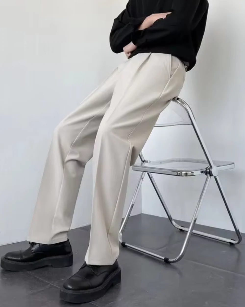 Leo | Milan Wide Fit Pantalon - Image 6