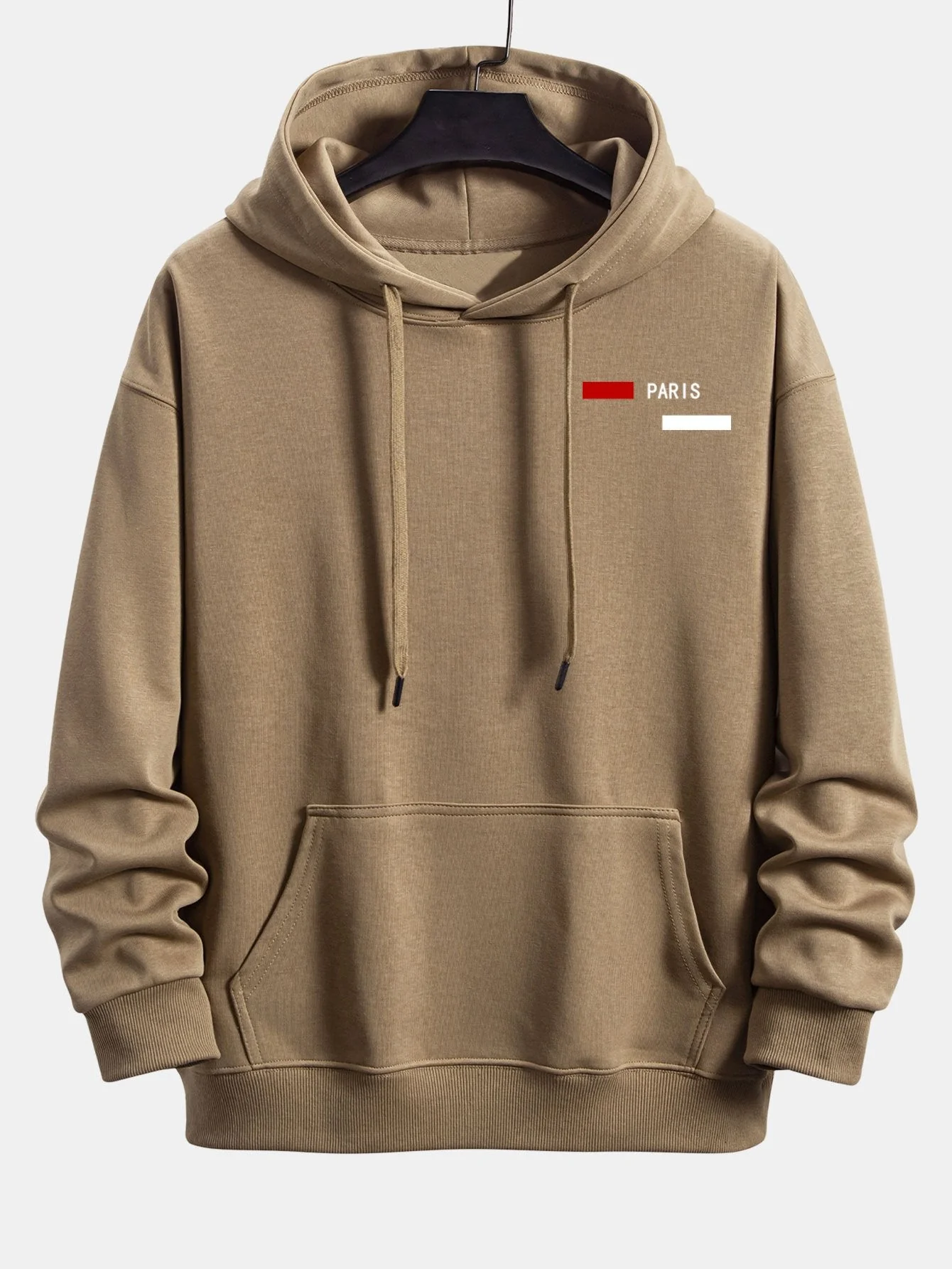 Lev | Paris Stripe Print Relax Fit Hoodie - Image 4