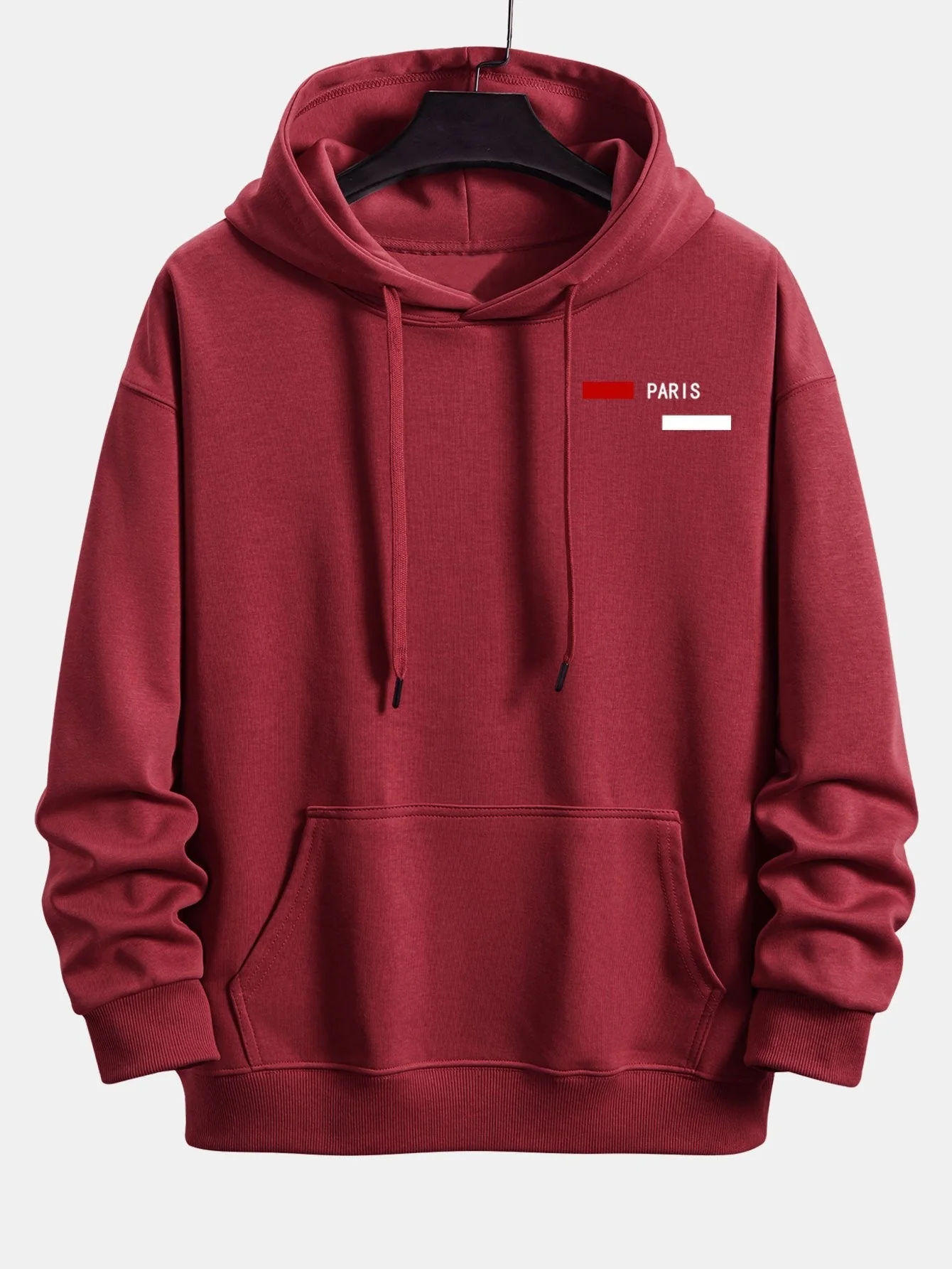 Lev | Paris Stripe Print Relax Fit Hoodie - Image 7