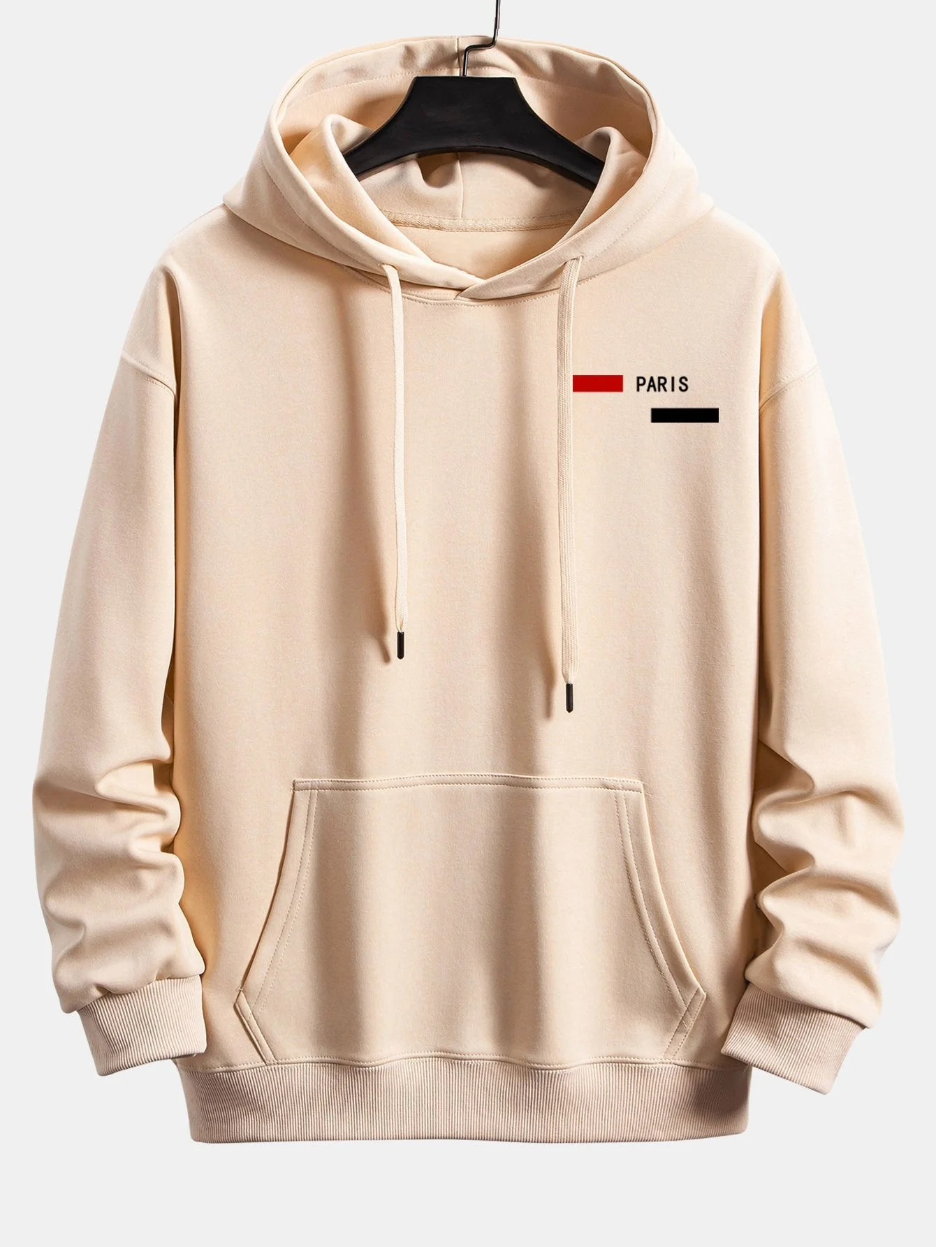 Lev | Paris Stripe Print Relax Fit Hoodie - Image 8