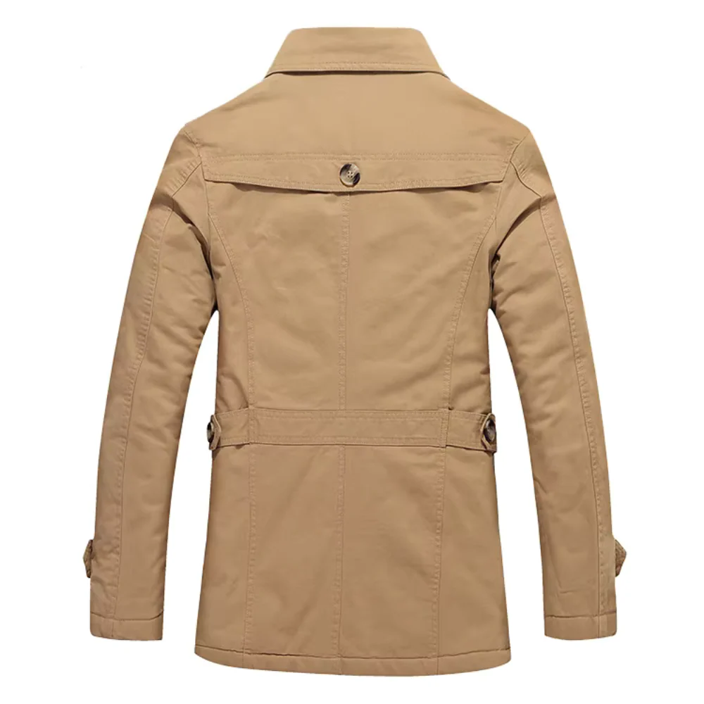 Levi | Lined Military Winter Jacket - Image 2