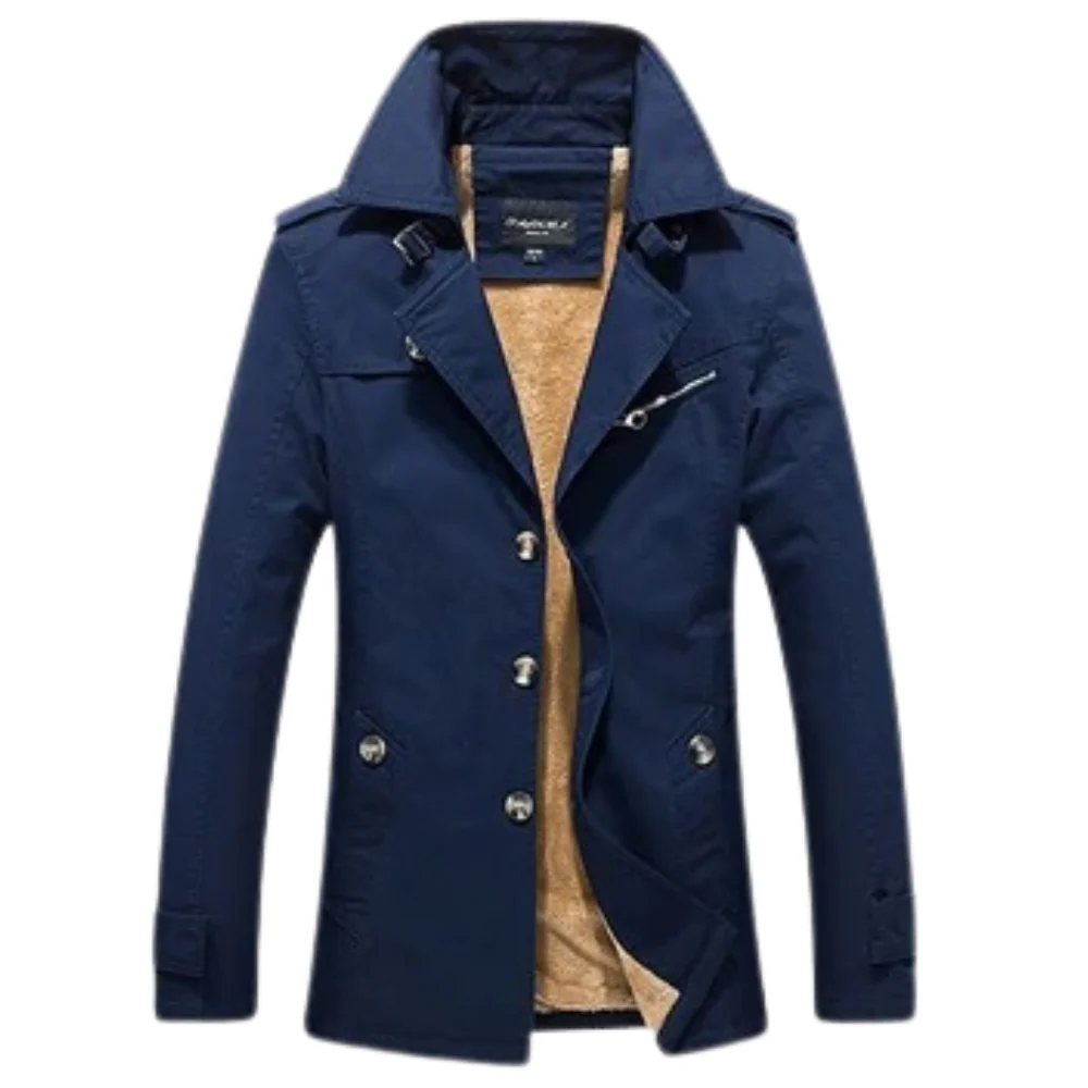 Levi | Lined Military Winter Jacket - Image 7