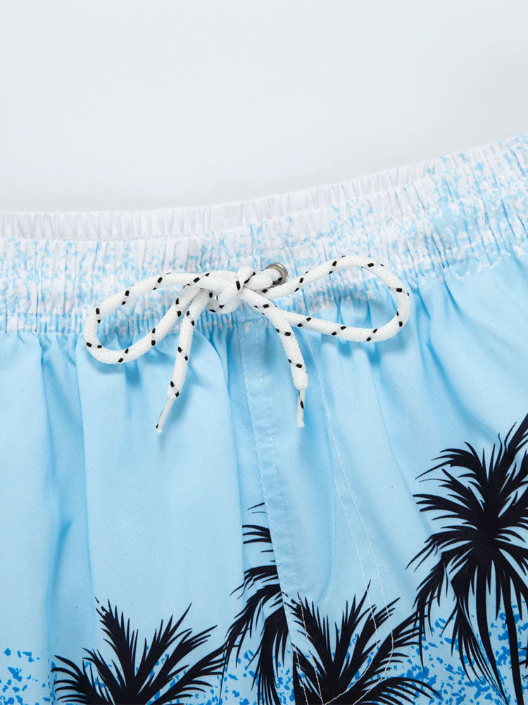 Liam® | Tropical Print Swim Shorts - Image 10