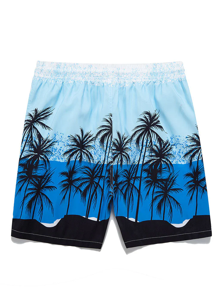 Liam® | Tropical Print Swim Shorts - Image 4