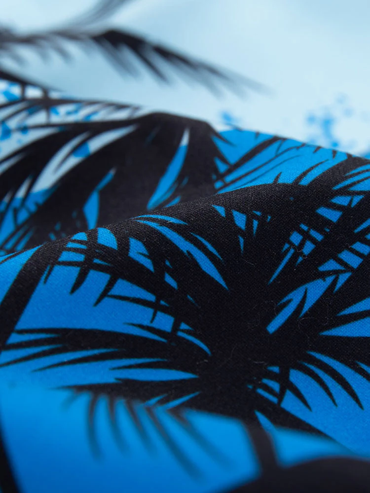 Liam® | Tropical Print Swim Shorts - Image 8