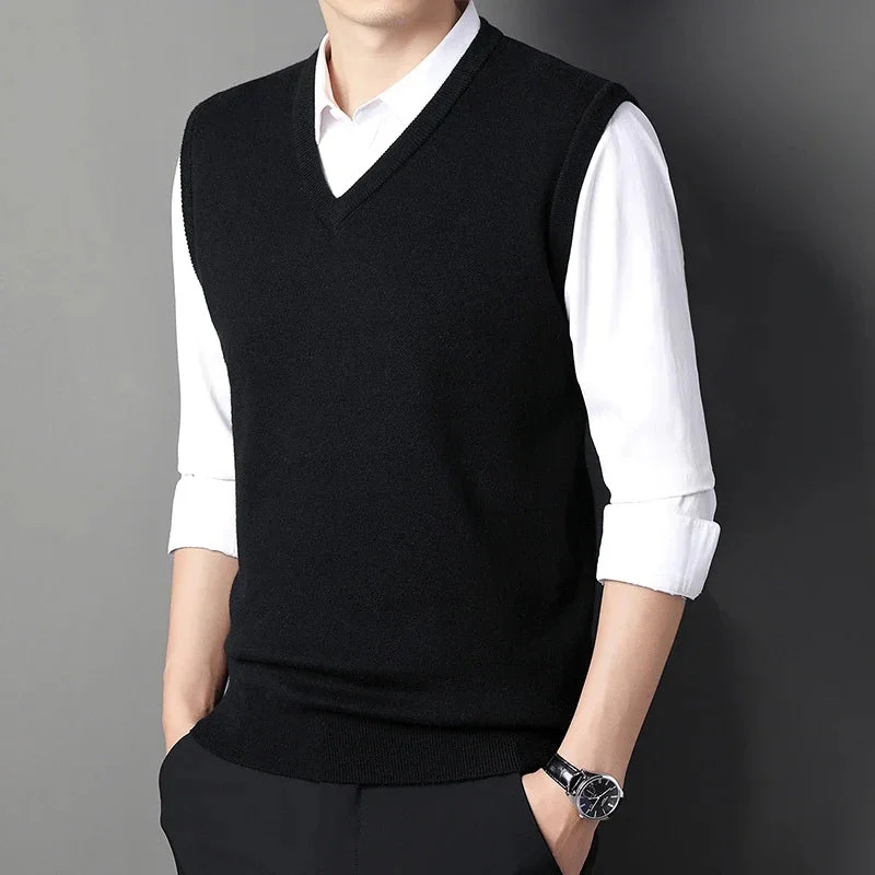 Liam | Elegant Sweater Vest - Image 2