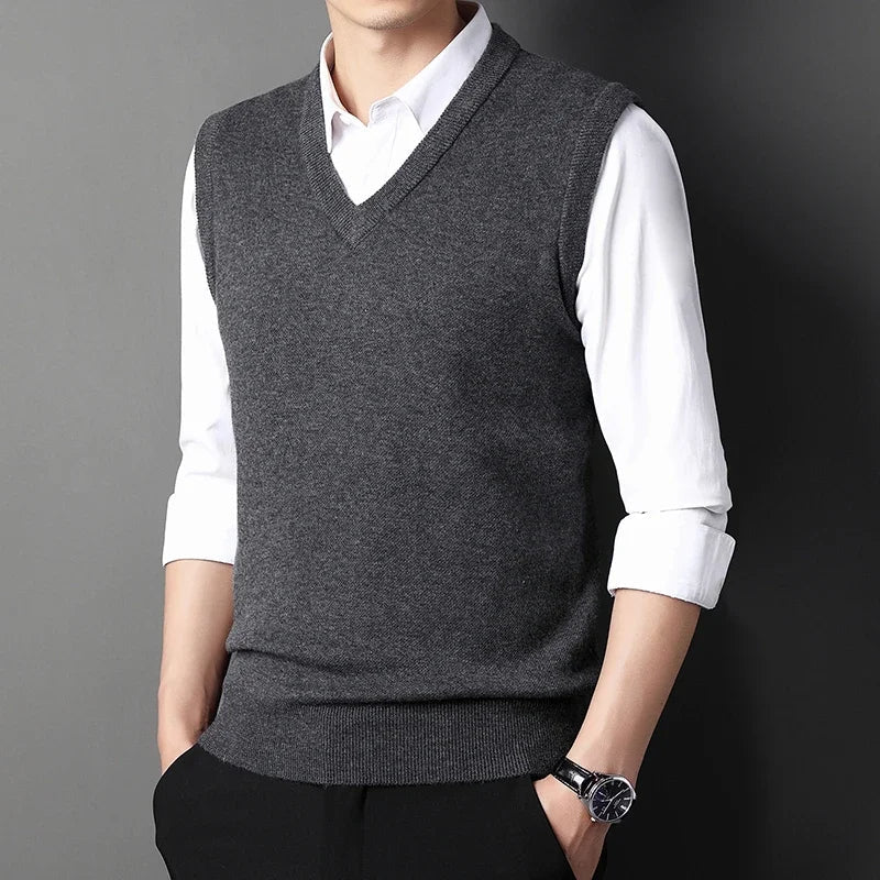 Liam | Elegant Sweater Vest - Image 4