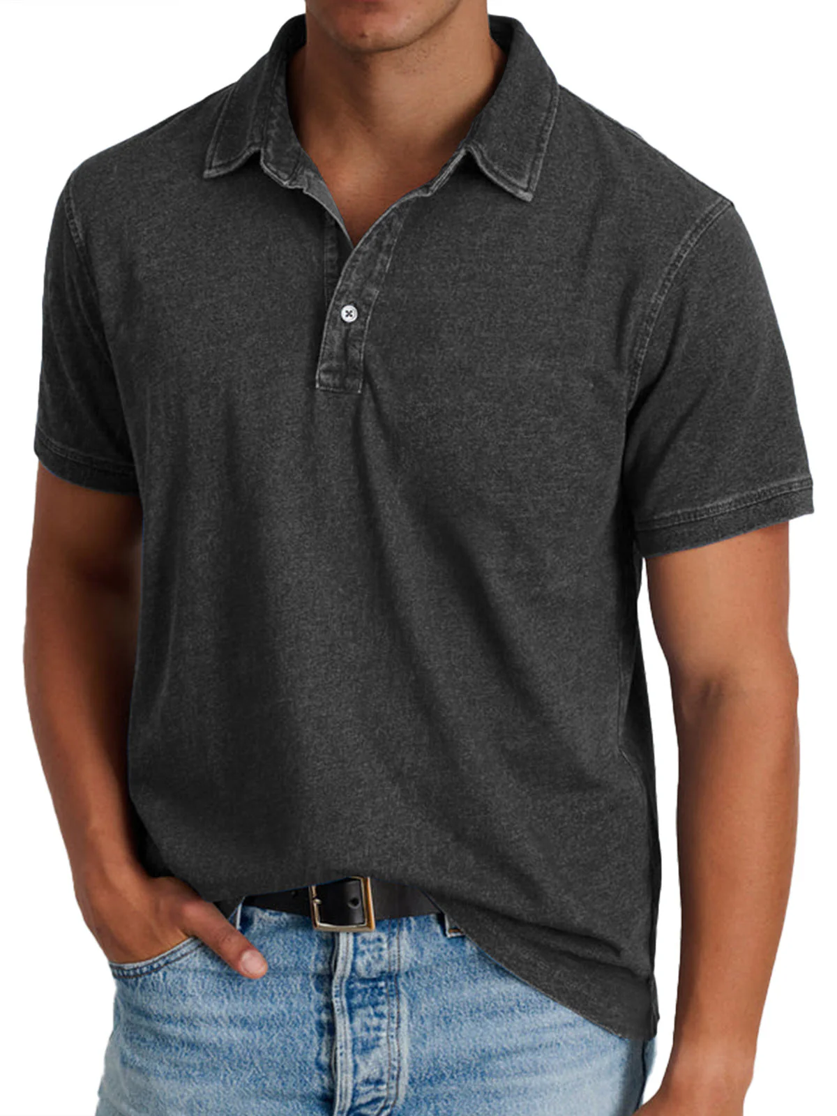 Lindbergh® | Elegant Polo Shirt With Classic Collar - Image 6