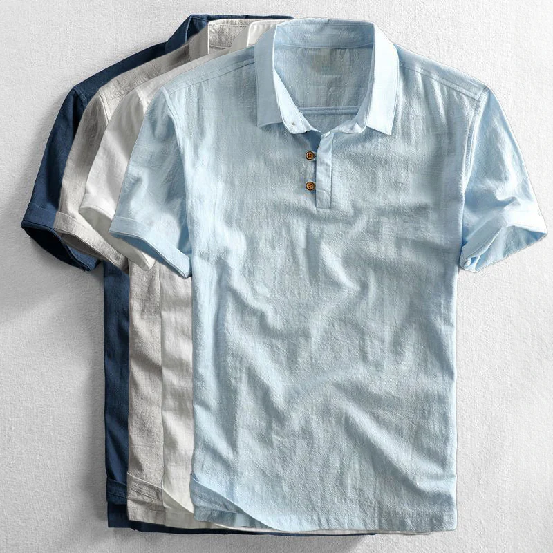 Lindy® | Summer Polo Shirt In Linen - Image 7