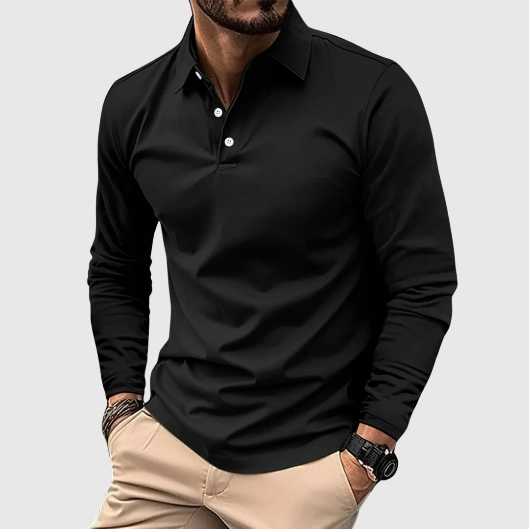 Lionel® | Premium Long Sleeve Polo - Image 5