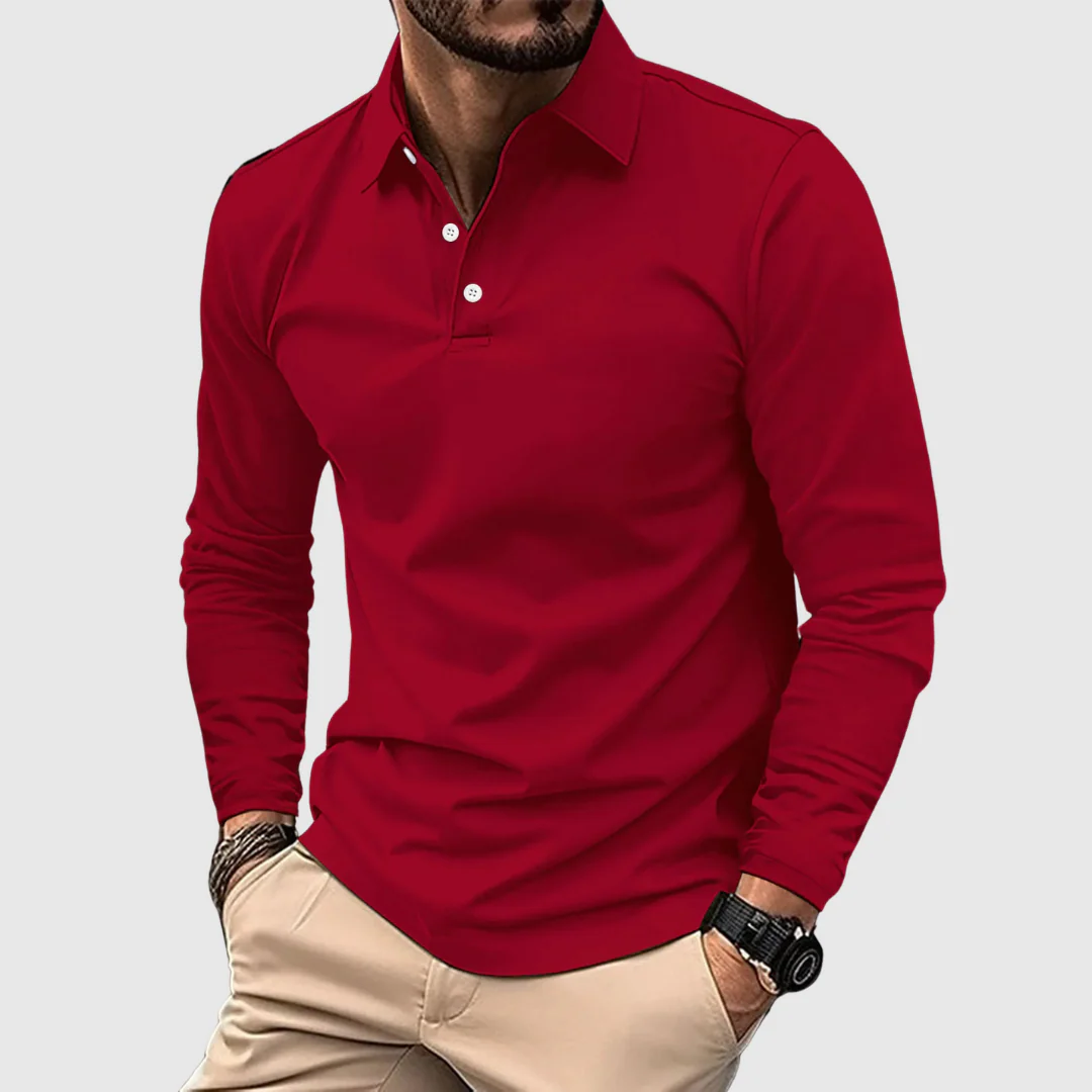 Lionel® | Premium Long Sleeve Polo - Image 7