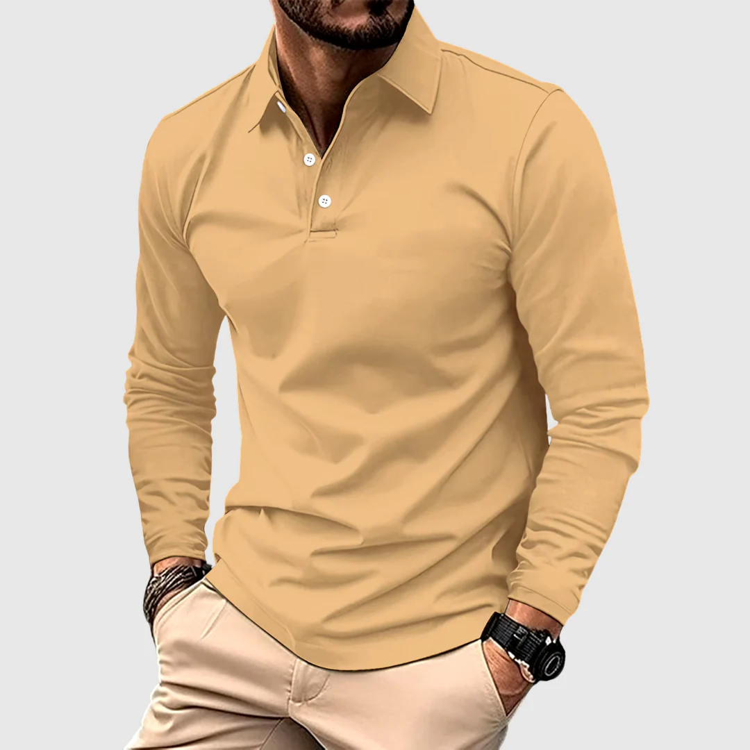 Lionel® | Premium Long Sleeve Polo - Image 8