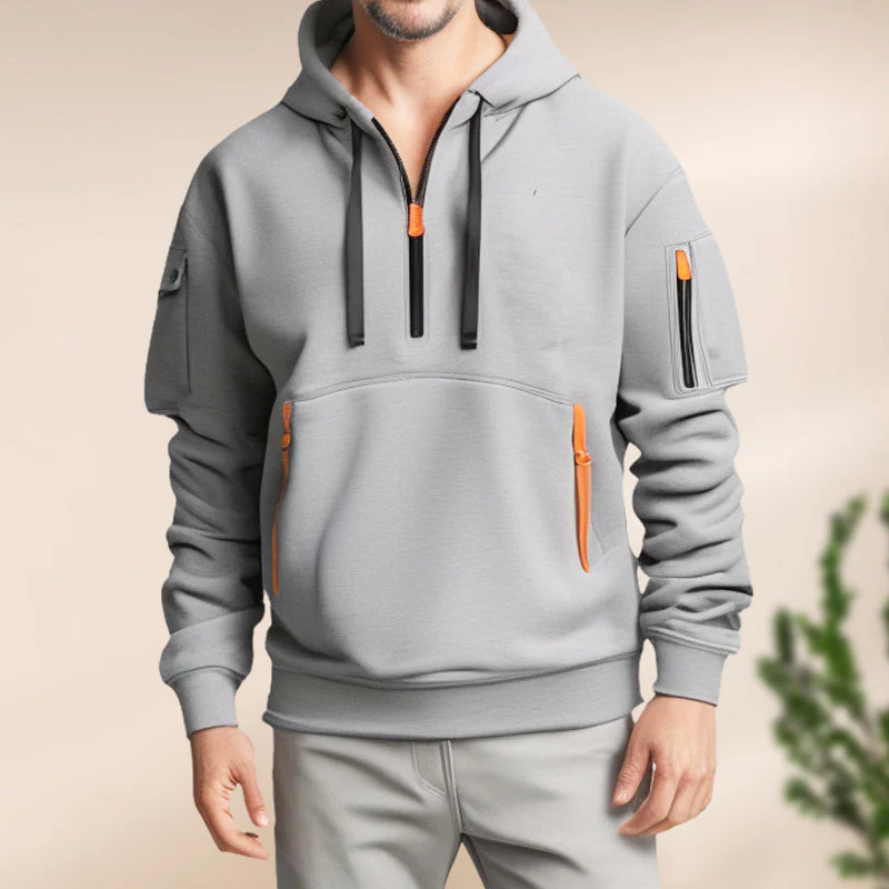 Livio | Modern half-zip hoodie - Image 13