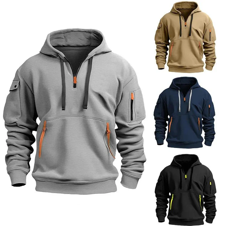 Livio | Modern half-zip hoodie - Image 5