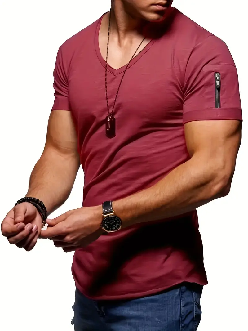 Lizette® | Casual V-Neck T-Shirt For Men - Image 5