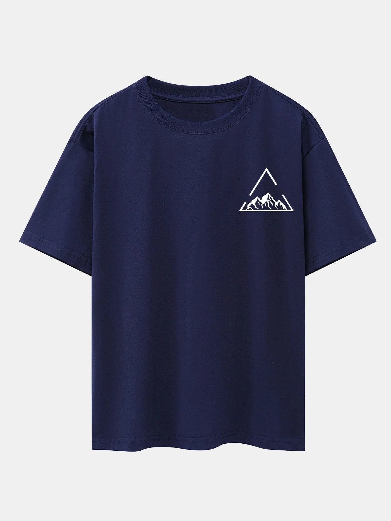 Lloyd® | Triangle Mountain Print Drop Shoulder Oversize T-Shirt - Image 12