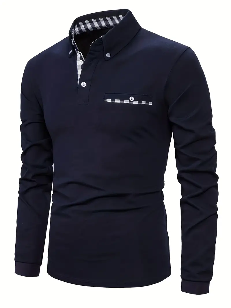 Long® | Plaid Button-Down Long Sleeve Shirt - Image 2