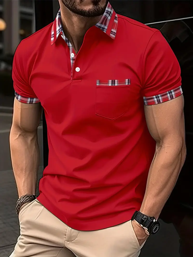 Lonnie® | Casual Shirt With V-Neck And Buttons For Men - Image 3