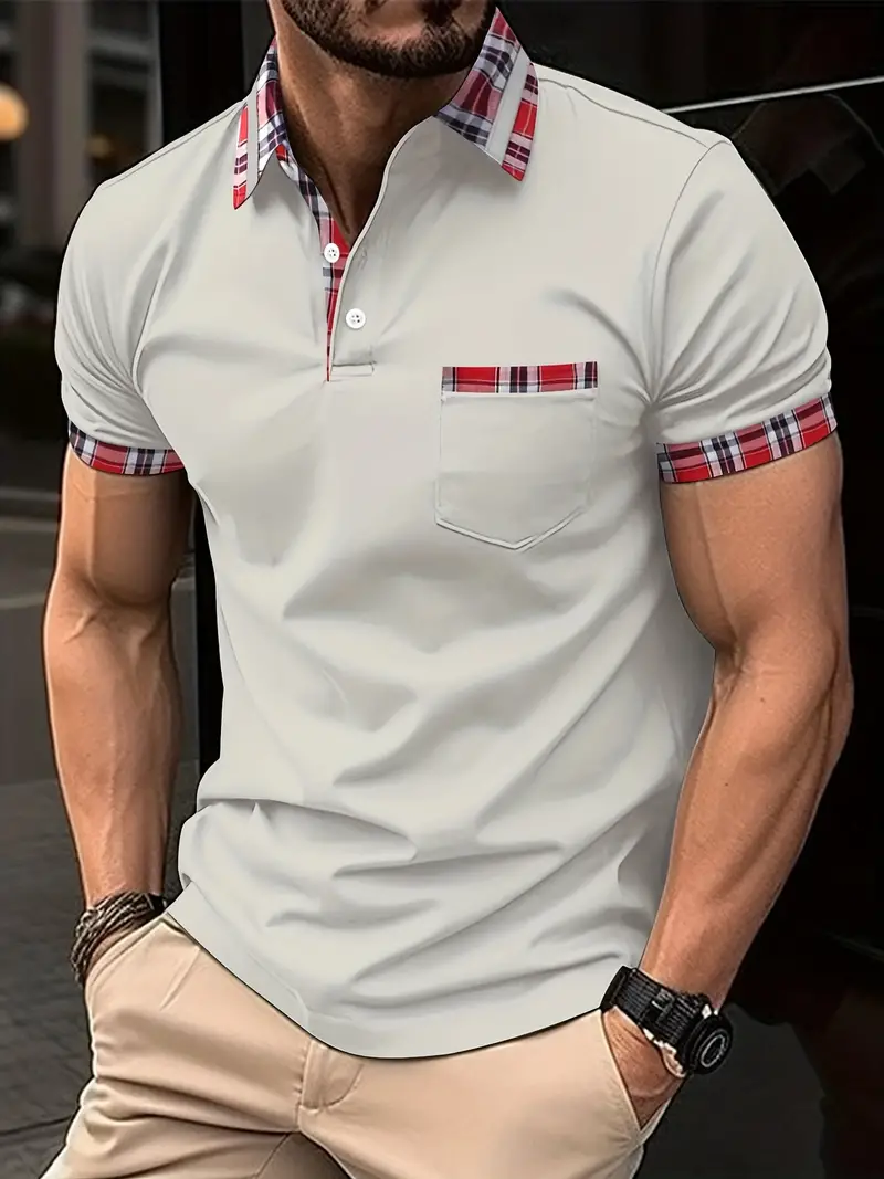 Lonnie® | Casual Shirt With V-Neck And Buttons For Men - Image 8